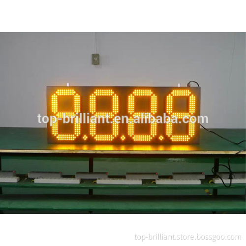 high value led gas price signs
